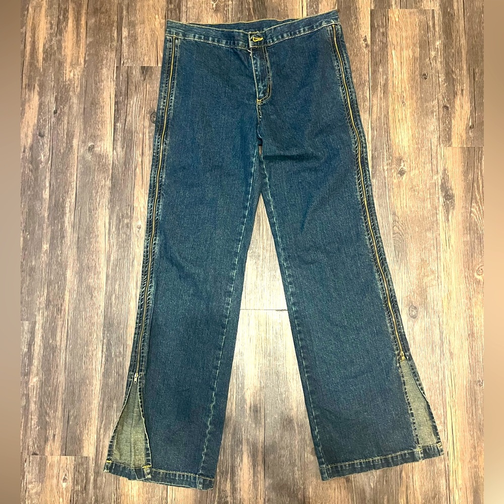 Deadstock Y2K Playboy Zip Jeans
